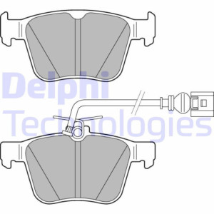 DELPHI LP3267 Brzdové platničky Zadné pre
