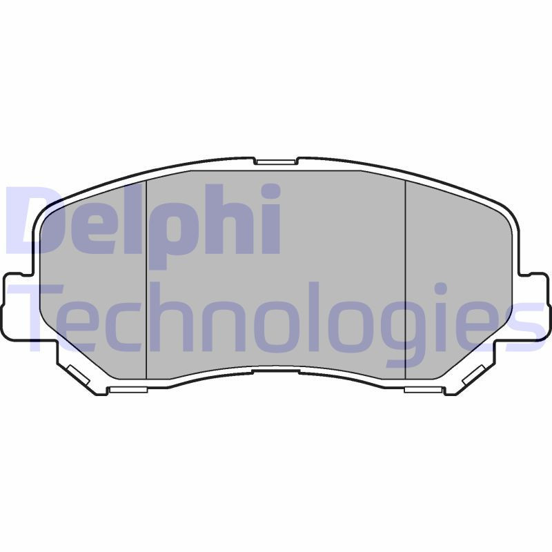 DELPHI LP3269 Brzdové platničky Predné pre
