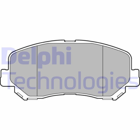 DELPHI LP3269 Brzdové platničky Predné pre
