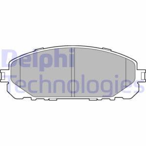DELPHI LP3271 Brzdové platničky Predné pre