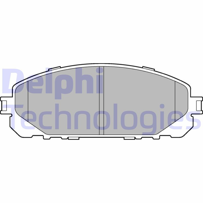 DELPHI LP3271 Pastiglie freno Anteriore per