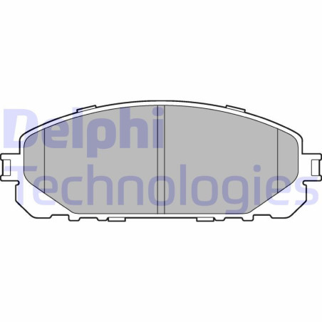 DELPHI LP3271 Klocki hamulcowe Przód dla