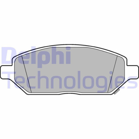 DELPHI LP3236 Bremsbeläge Vorne für
