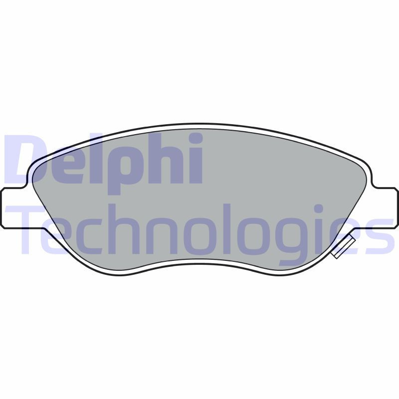 DELPHI LP3360 Brzdové platničky