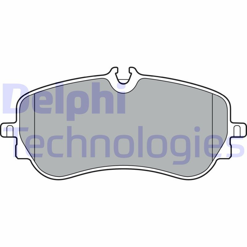 DELPHI LP3367 Pastiglie freno Posteriore per