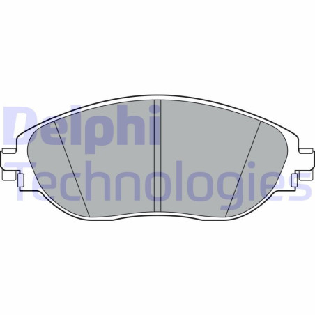 DELPHI LP3368 Bremsbeläge Vorne für