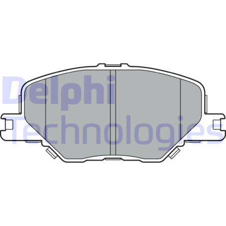DELPHI LP3370 Pastiglie freno Anteriore per