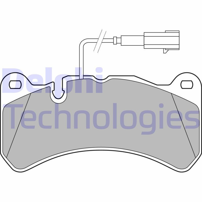 DELPHI LP3374 Pastiglie freno Anteriore per