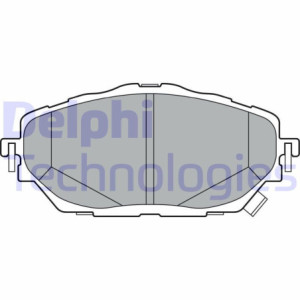 DELPHI LP3378 Brzdové platničky