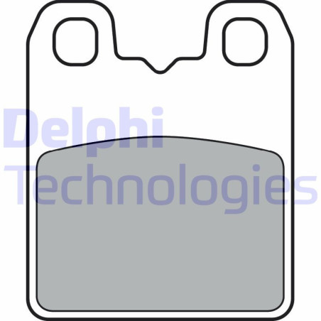 DELPHI LP3382 Brzdové platničky
