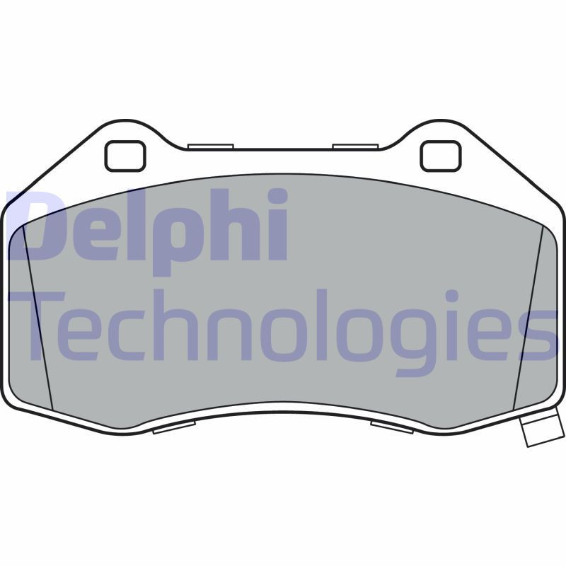 DELPHI LP3388 Brzdové platničky