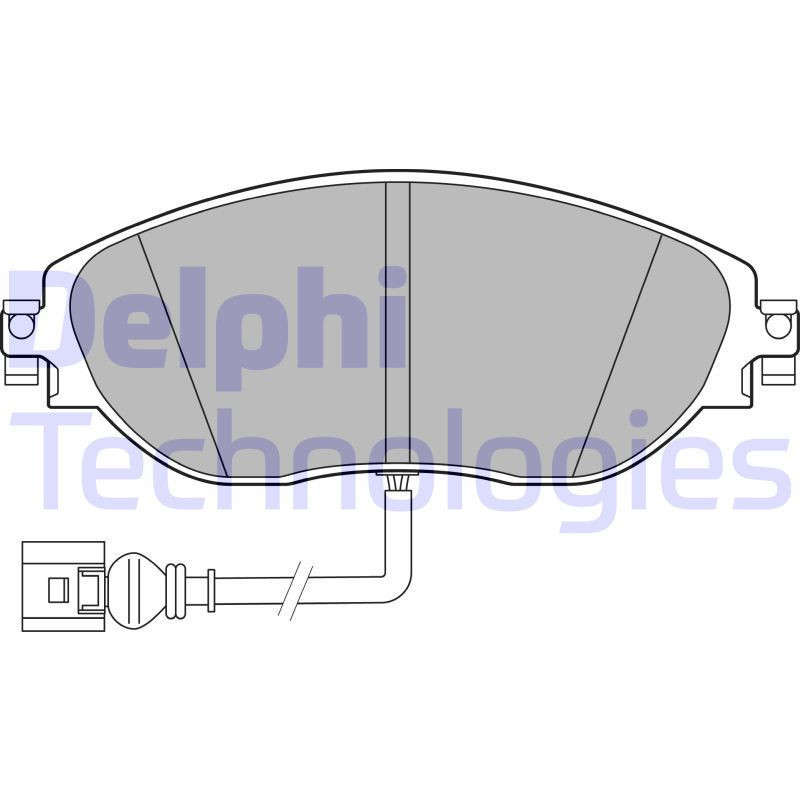 DELPHI LP3389 Pastiglie freno Anteriore per