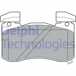DELPHI LP3396 Pastiglie freno Anteriore per