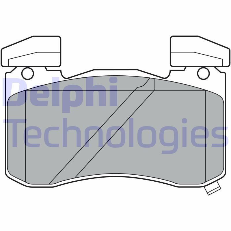 DELPHI LP3396 Pastiglie freno Anteriore per