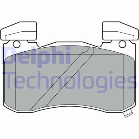 DELPHI LP3396 Bremsbeläge Vorne für