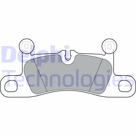 DELPHI LP3298 Pastiglie freno Posteriore per