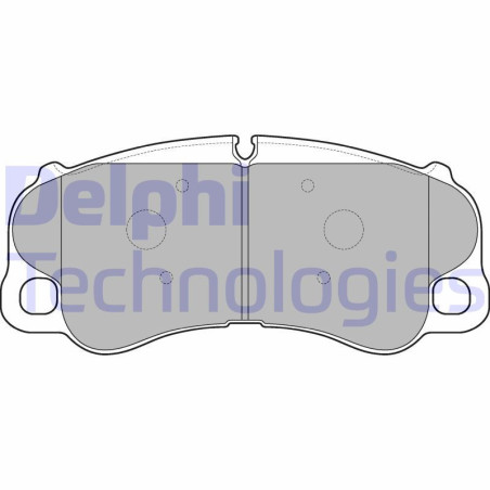 DELPHI LP3233 Brzdové platničky Predné pre