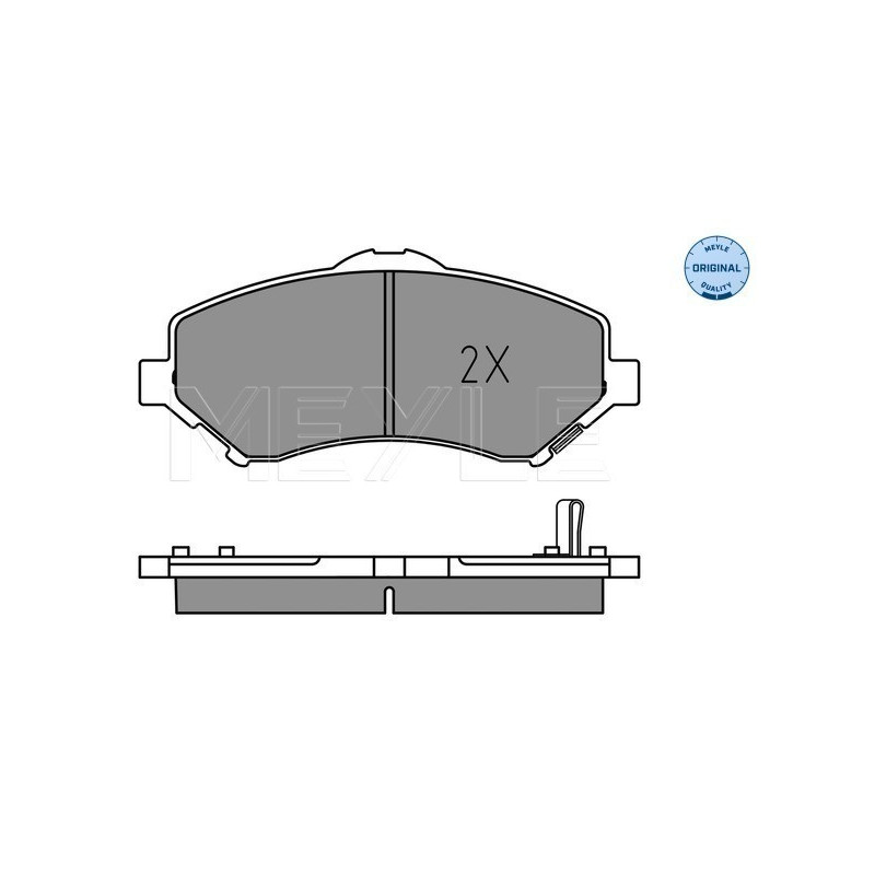 MEYLE 025 246 0417 Klocki hamulcowe przód dla Journey Nitro Freemont Wrangler Cherokee Compass