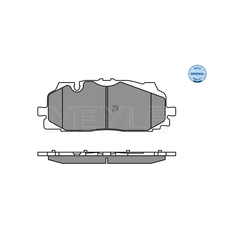 MEYLE 025 258 6117 Brzdové destičky přední pro A6 A5 Q7 A7 Q5 e-Tron Q8 A4 A8 Q3 Touareg
