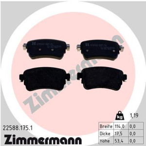 ZIMMERMANN 22588.175.1 Brzdové platničky