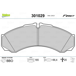 VALEO 301029 Brake Pads