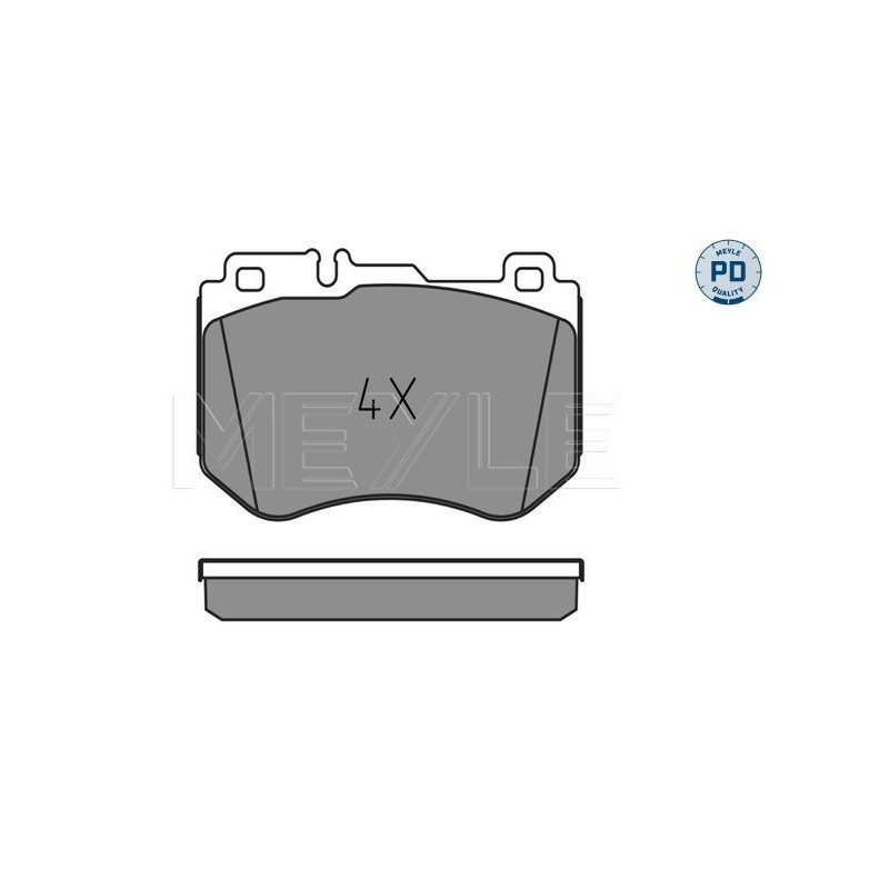 MEYLE 025 259 9719/PD Brake Pads Set Front for Mercedes C