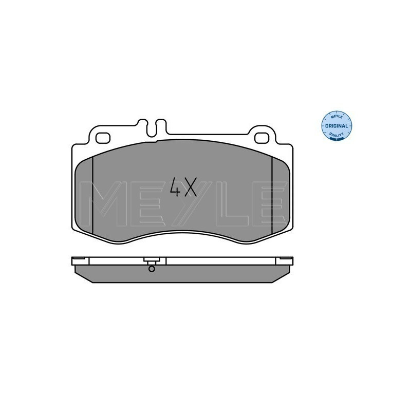 MEYLE 025 249 7618 Brake Pads Set Front for Mercedes CLS E