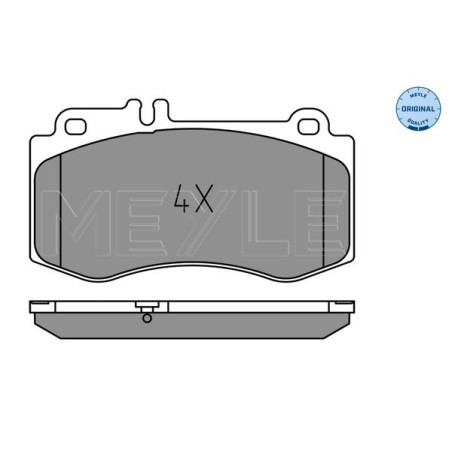 MEYLE 025 249 7618 Klocki hamulcowe przód dla Mercedes CLS E