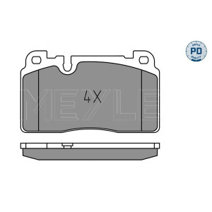 MEYLE 025 256 4317/PD Plaquettes de frein avant pour A6 A7 Macan Q5