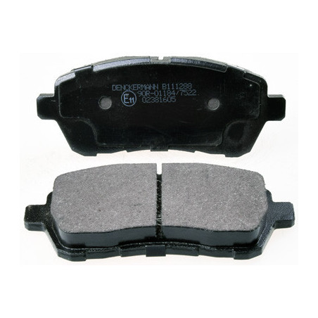 DENCKERMANN B111288 Pastiglie freno Anteriore per  Posteriore per