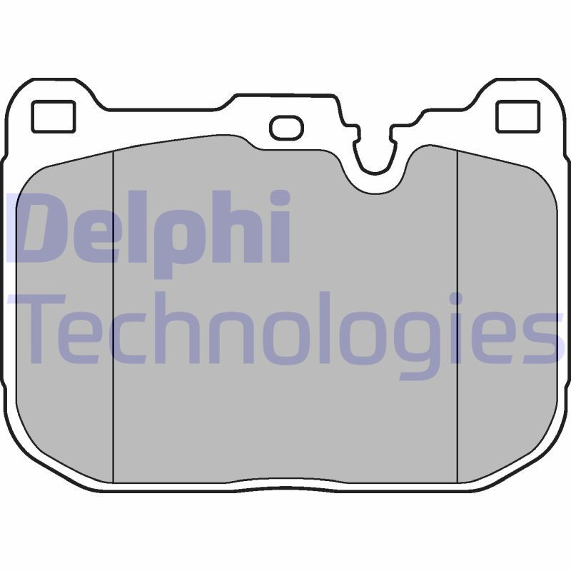 DELPHI LP3248 Bremsbeläge