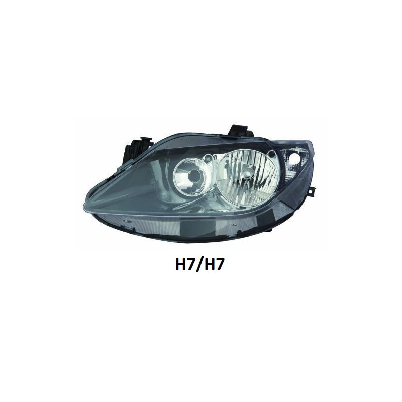 Headlight Left for SEAT Ibiza IV (2008-2012) - DEPO 445-1122L-LDEM2