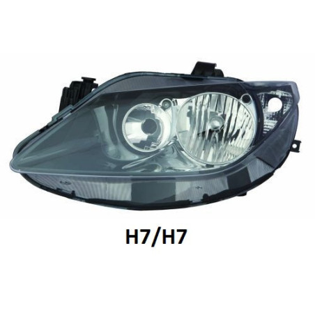 Reflektor lewy dla SEAT Ibiza IV (2008-2012) - DEPO 445-1122L-LDEM2