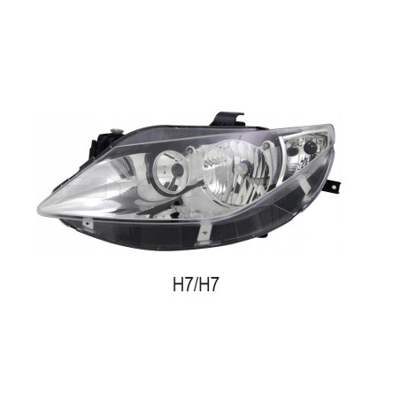 Feu Phare avant Gauche pour SEAT Ibiza IV (2008-2012) - DEPO 445-1122L-LD-EM