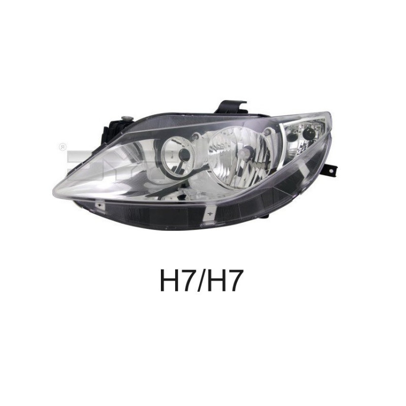 Headlight Left for SEAT Ibiza IV (2008-2012) - TYC 20-11972-25-2