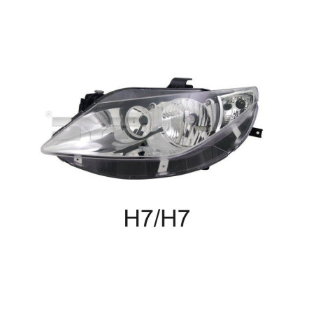Headlight Left for SEAT Ibiza IV (2008-2012) - TYC 20-11972-25-2