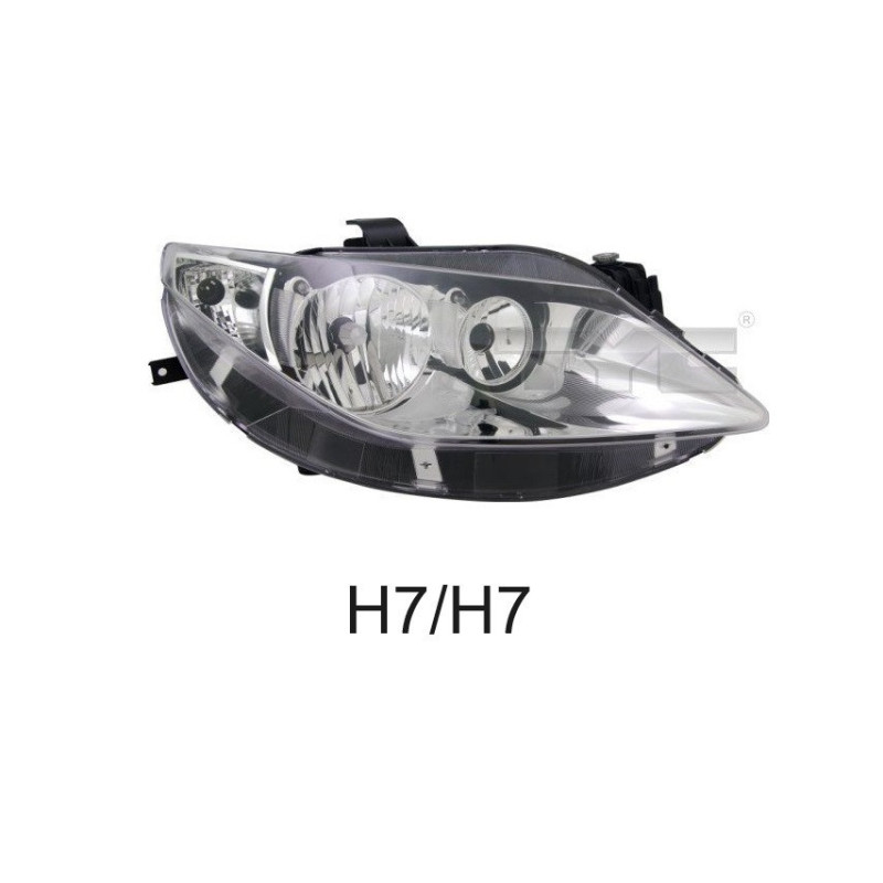 Hauptscheinwerfer Rechts für SEAT Ibiza IV (2008-2012) - TYC 20-11971-25-2