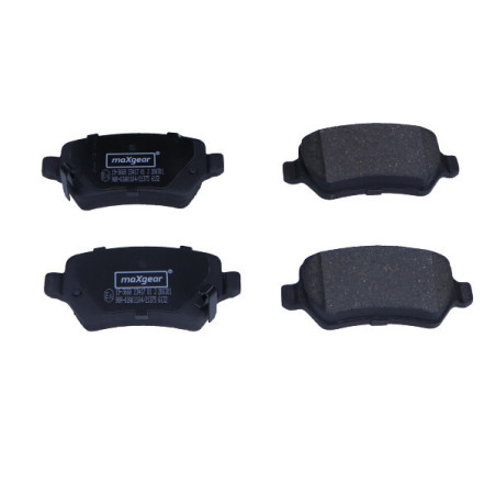 MAXGEAR 19-3668 Brzdové platničky zadné pre Kia Cee'D pro_cee'd