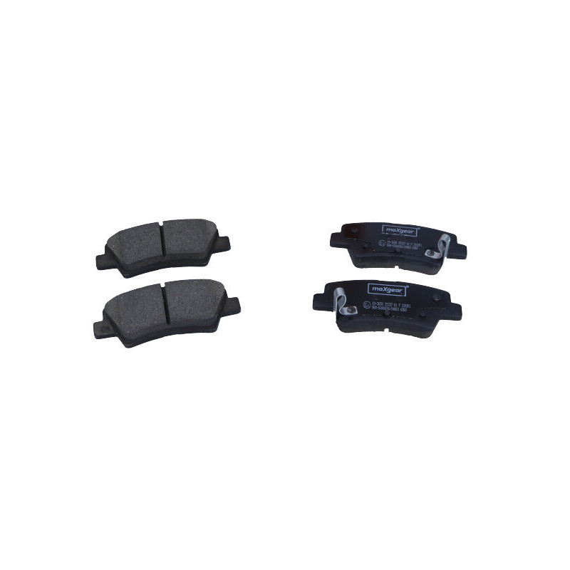 MAXGEAR 19-3658 Brake Pads Set Rear for i30 Ceed i10 Soul Carens XCeed ProCeed Creta i20 Accent Bayon