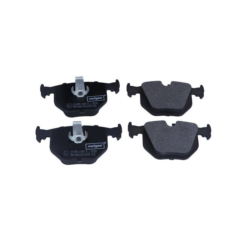 MAXGEAR 19-3659 Brzdové destičky zadní pro X3 3 7 X5 D3 Z4 5 Roadster Z8