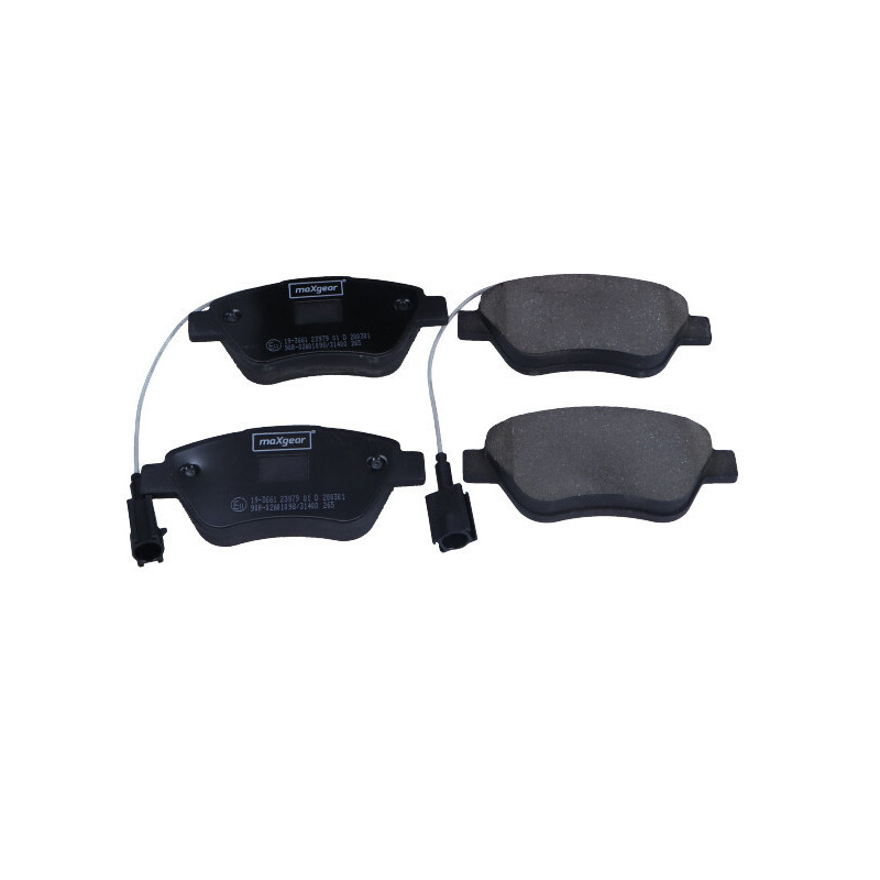 MAXGEAR 19-3661 Brzdové destičky přední pro Punto Fiorino MiTo 500 Bipper Nemo Qubo Linea E-Mehari