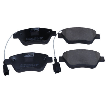 MAXGEAR 19-3661 Klocki hamulcowe przód dla Punto Fiorino MiTo 500 Bipper Nemo Qubo Linea E-Mehari