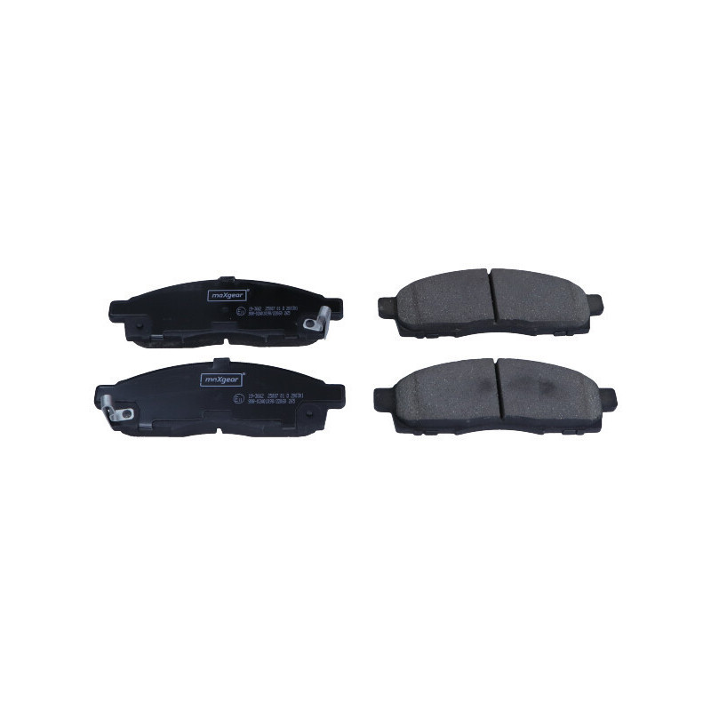 MAXGEAR 19-3662 Brzdové platničky predné pre L 200 Fullback 1200