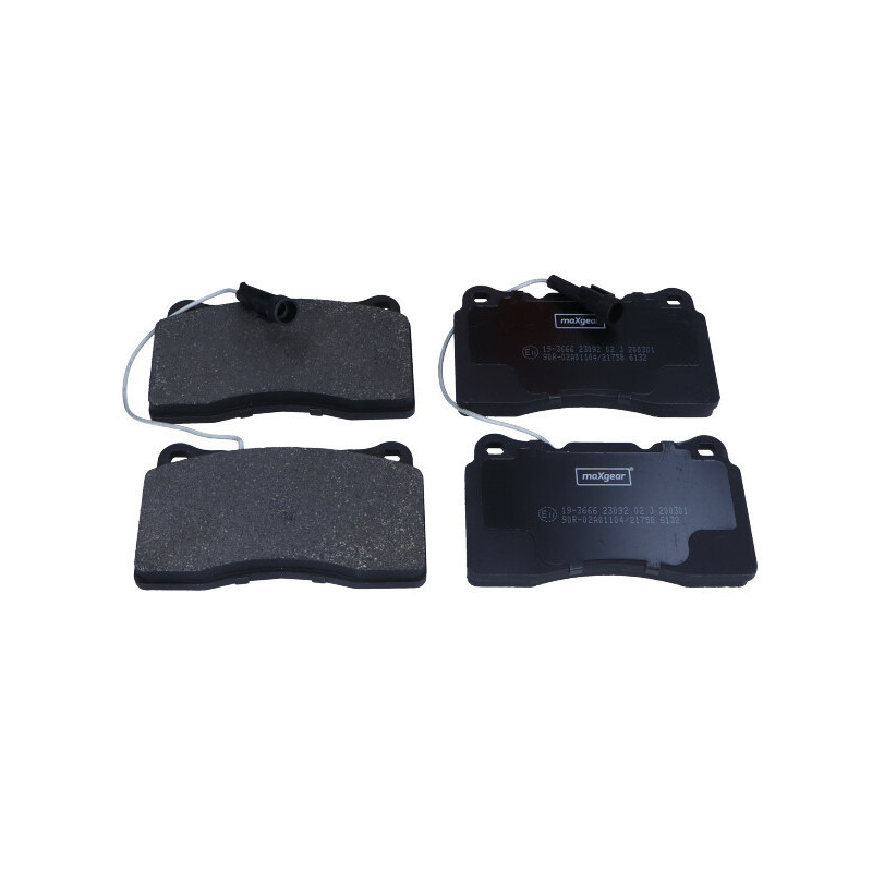 MAXGEAR 19-3666 Brzdové platničky predné pre 166 147 156 GT Kappa