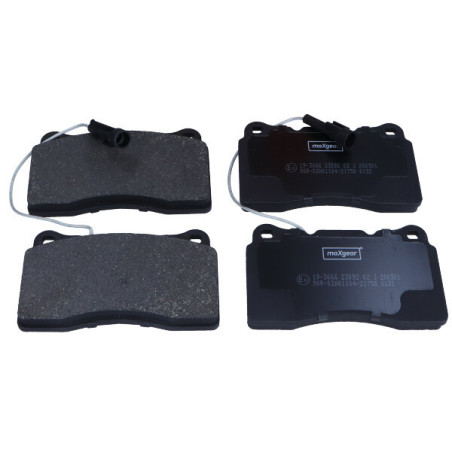 MAXGEAR 19-3666 Klocki hamulcowe przód dla 166 147 156 GT Kappa