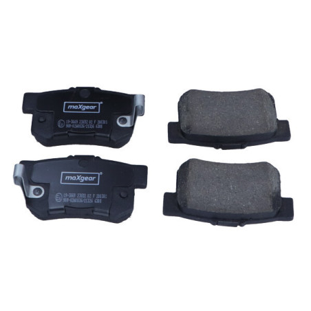 MAXGEAR 19-3669 Plaquettes de frein arrière pour Accord Civic Jazz CR-V FR-V Shuttle S2000 H6