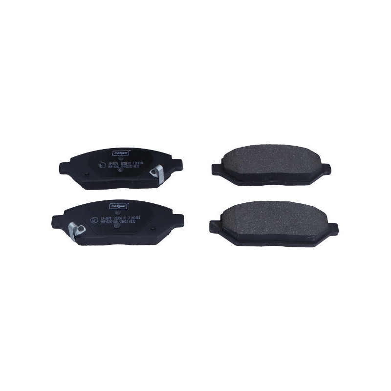 MAXGEAR 19-3670 Klocki hamulcowe przód dla Viva Karl