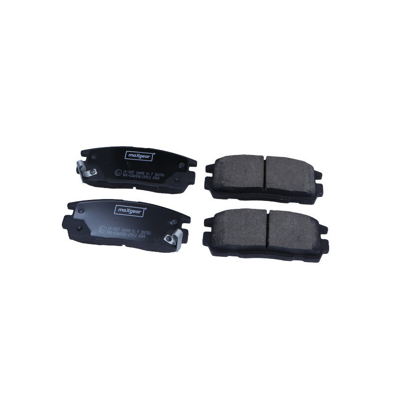 MAXGEAR 19-3657 Klocki hamulcowe tył dla Antara Captiva Equinox
