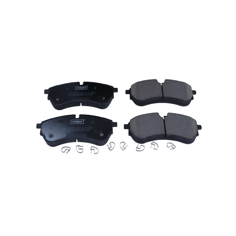 MAXGEAR 19-3678 Klocki hamulcowe przód dla Crafter California TGE