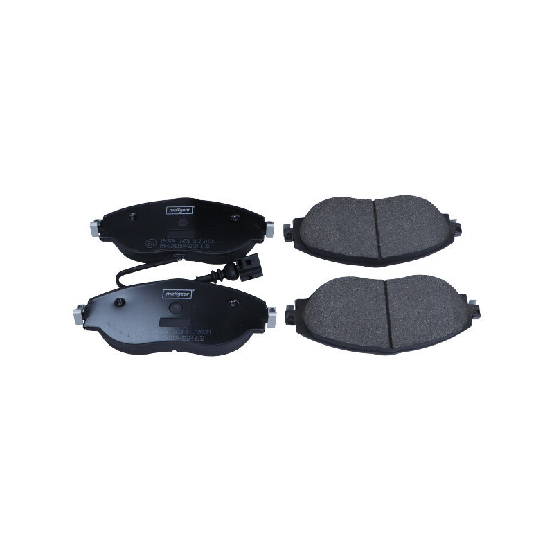 MAXGEAR 19-3654 Bremsbeläge Vorne für A3 Leon Golf Octavia Passat Superb Tiguan Q3 Arteon Kodiaq